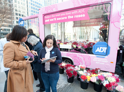 ADT Helps Atlanta "Secure the Roses" After the Storm for Valentine's Day ... Part 2!