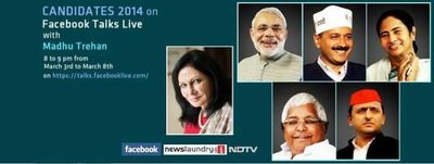 Elections Special: Launching Facebook Talks Live With Top 2014 Contenders