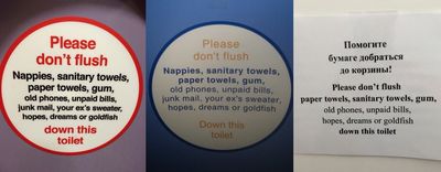 Russians Pinch Virgin Trains' Toilet Humour for Winter Olympics!
