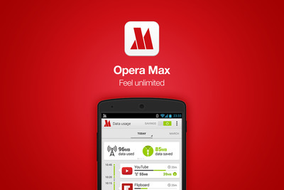 Opera Max: a free and easy-to-use data savings app that compresses data across applications on your mobile device - including video, text and images - so you can get the most out your data plan and more control over your data usage.
