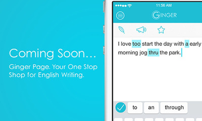 Ginger Announces All-in-One, Cross-Platform English Writing Product
