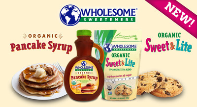 Wholesome Sweeteners Launches Organic Sweet &amp; Lite and Organic Pancake Syrup