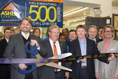 Ashley Furniture HomeStore Celebrates 500th Store Opening