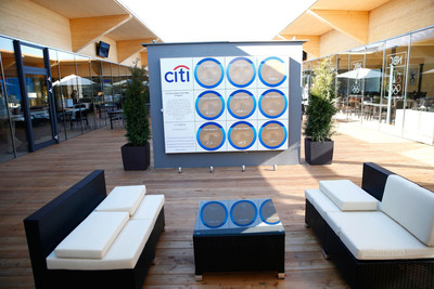 USG Pixels' in Citi's Every Step of the Way® Signature Steps Installation