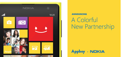 Appboy Partners With Nokia's DVLUP To Provide Marketing Automation Services To Windows Phone Developers