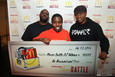 2014 McDonald's Flavor Battle National DJ Competition Ends in Tight Race for $10,000 Grand Prize