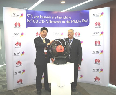 STC Launches First Advanced 4th Generation Networks (TDD LTE - A) in the Middle East