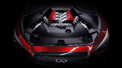 Infiniti Q50 Eau Rouge roars into life - 560-hp engine revealed