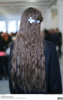 John Frieda® Hair Care For Rodarte Fall/Winter 2014: Delicate, Youthful Beauty At New York Fashion Week
