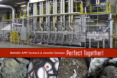 PERFECT TOGETHER! Metallix Refining launches NEW Advanced Precious Metals Recycling Technology Benefitting Jewelers Worldwide