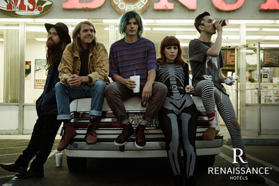 To officially kick-off the partnership this March, Renaissance Hotels will host a concert by the band, Grouplove, at a yet to be revealed hotel location.