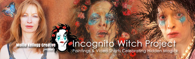 "Incognito Witch" Magick Continues in New Paintings and Video by Mollie Kellogg