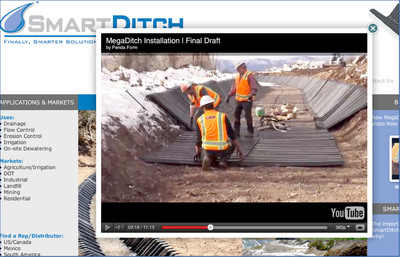 New "MegaDitch" Channel and Ditch Lining Installation Video Now Available