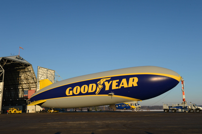 Goodyear Unveils New State-of-the-Art Blimp