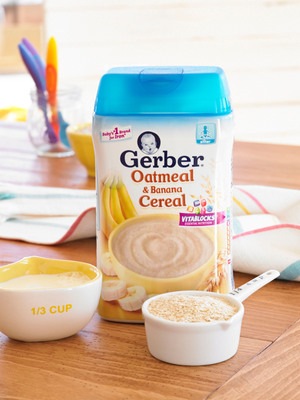 Gerber® Announces the "Cereal 1-2-3" Sweepstakes