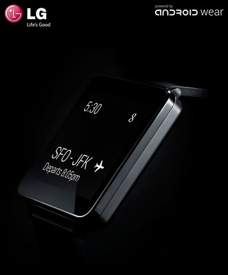 LG G Watch Powered By Android Wear Being Developed In Close Collaboration With Google.  (PRNewsFoto/LG Electronics)