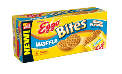 Eggo Bites™ is a new, away-from-the-table line of Eggo waffles and French toast. Great for busy mornings!