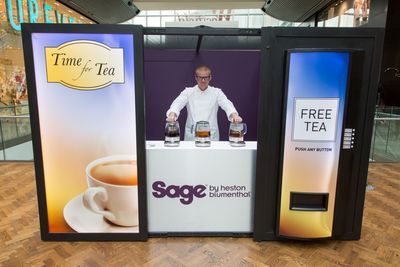 Heston Blumenthal Surprises Westfield Shoppers with the Perfect Brew