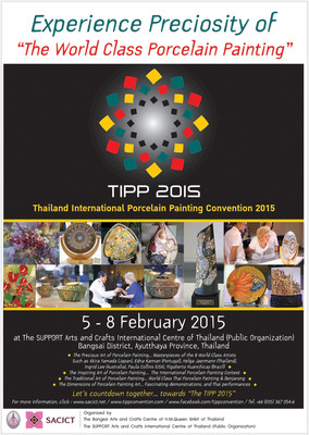 Thailand International Porcelain Painting Convention 2015: TIPP 2015