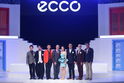 ECCO China 2014 Brand Ambassador (Ms. Qin Lan) with Celebrity Guests and Brand Executive