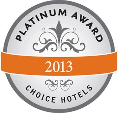 Choice Hotels International 2014 Platinum Award