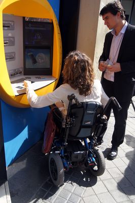 New Technology to Overcome Accessibility Barriers to Public Digital Terminals, Such as ATMs