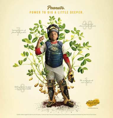Peanuts: Power to Dig a Little Deeper. National Peanut Board’s new advertising campaign, “The Perfectly Powerful Peanut,” takes a strikingly original approach to advertising with its use of hand-illustrated botanical art aimed at showcasing the authentic nature of peanuts as a plant-based source of nutrition.