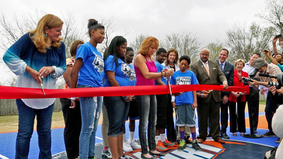 NCAA®, WNBA Star Nancy Lieberman and WorldVentures Foundation Unveil DreamCourt Leading up to NCAA Final Four® Tournament