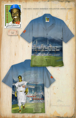 Tommy Bahama Announces 2014 "Collector's Edition" Major League Baseball Shirt Featuring Jackie Robinson