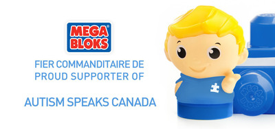 Mega Bloks embarks on fourth consecutive year as presenting sponsor for Montreal's "Walk Now for Autism Speaks" Canada