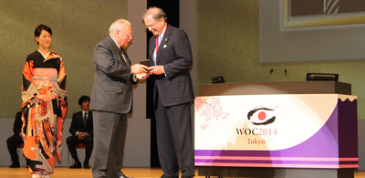 Richard L. Abbott, M.D., Honored at World Ophthalmology Conference