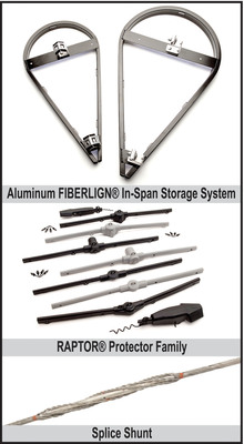 Preformed Line Products - New Aluminum FIBERLIGN® In-Span Storage System, the Expanded RAPTOR PROTECTOR™ Family and Splice Shunts - Visit Booth 6735 to find out more about these products.