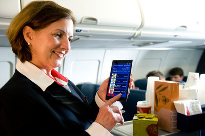 Delta flight attendants will soon use Nokia Lumia 1520 devices on board.