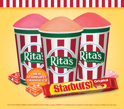 Rita's Italian Ice Introduces STARBURST® Orange Italian Ice