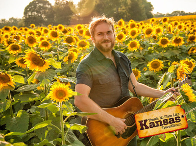 Logan Mize, native of Clearwater, KS, has been named the newest Kansas brand ambassador to promote Kansas as a visitor destination. The Nashville up-and-coming country artist, was chosen for his wholesome Midwest values and roots, reflective of Kansans and his Kansas life experiences. Mize’s original soundtrack “Sunflowers” will be used as the official state tourism song. It embodies the authentic and natural flavor of the state and creates an emotional hook that will draw audiences to want to know more about visiting Kansas. The sunflower is the official state flower of Kansas.