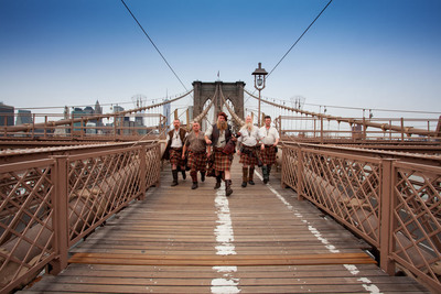 Saor Patrol crosses Brooklyn Bridge