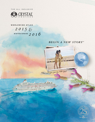 The cover of the 2015-early 2016 Crystal Cruises Atlas.