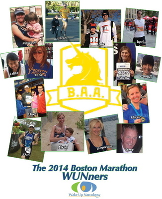14 International WUNners Represent Wake Up Narcolepsy in 2014 Boston Marathon