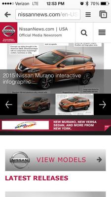 Nissan launches mobile-friendly online newsroom for those on the go