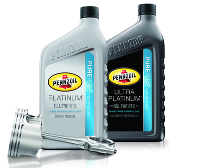 Pennzoil Platinum and Pennzoil Ultra Platinum Motor Oils with PurePlus Technology Designed For Complete Protection, Made From Natural Gas