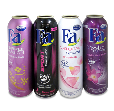 Henkel and Ball Corporation collaborate to launch a new, lighter weight industrial aluminum aerosol can for the popular beauty care brand, Fa.