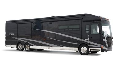 The Grand Tour was introduced as Winnebago's new flagship product at the Company's Dealer Days event in Las Vegas today.