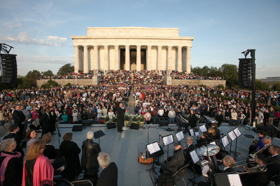 Easter Sunrise service at the Lincoln Memorial remembers Marian Anderson