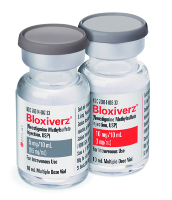BLOXIVERZ(R), The Only FDA-Approved Neostigmine Methylsulfate Injection Available With All Leading Wholesalers!