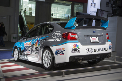 Subaru Debuts First 2015 Rallycross STI at the New York International Auto Show