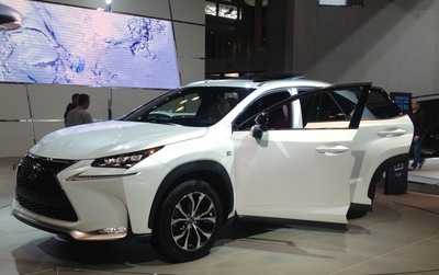 The all-new Lexus NX at the New York Auto Show.