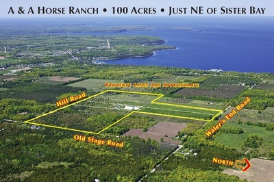 101 Acre A &amp; A Equestrian Ranch in Sister Bay, Door County, WI to Be Sold in 4 Parcels at Auction on Memorial Day May 26