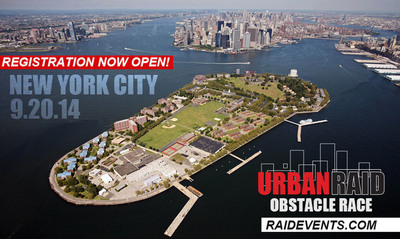 Urban Raid Obstacle Race To Touch Down On Governor's Island, Less Than One-half Mile From The Southern Tip Of Manhattan!