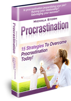 Certified Relationship Coach Michala Storm Announces New E-book Detailing '15 Strategies To Overcome Procrastination Today!'