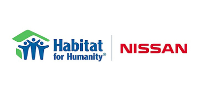 Habitat for Humanity and Nissan logo.